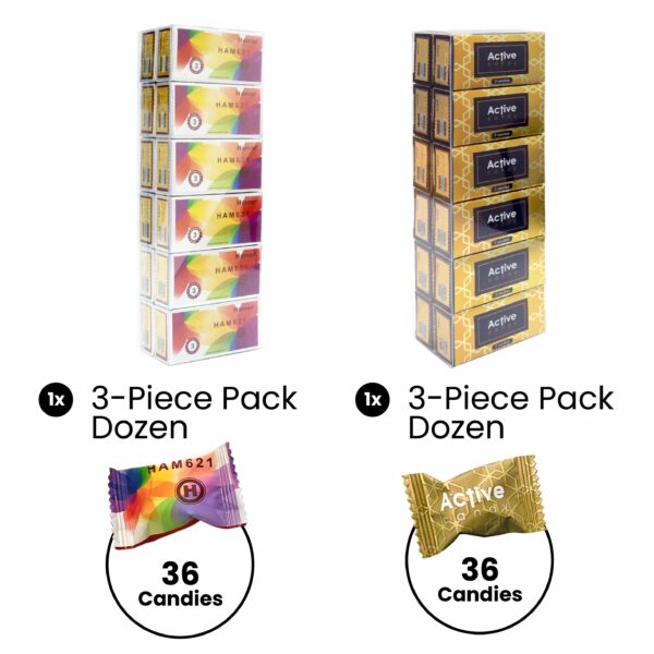 Dozen Pack Combo - Hamer + Active 3PPD (72 pcs)